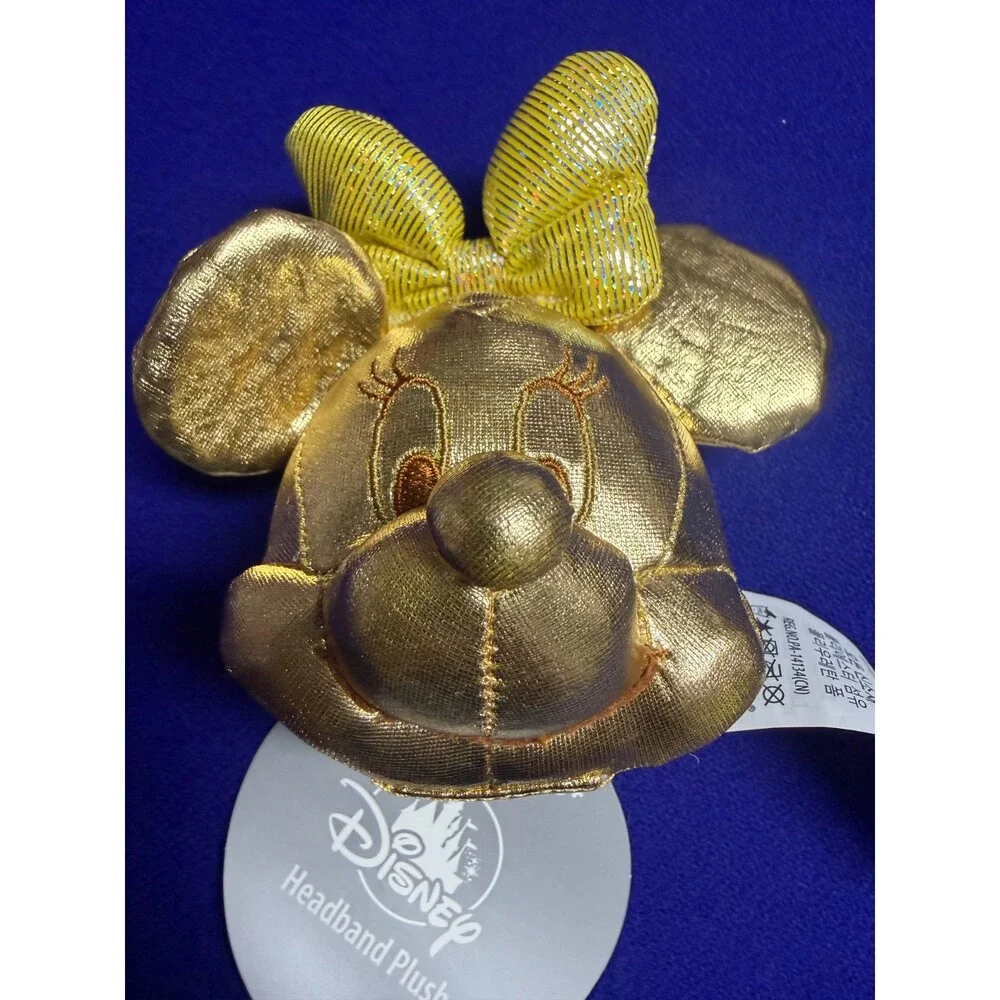 2025 Disney Parks Create Your Own Headband Gold Minnie Mouse ONLY New